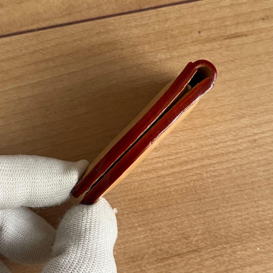 ✨️未使用保管品✨️ LOUISVUITTON マネークリップ ピンク レザー ロゴ