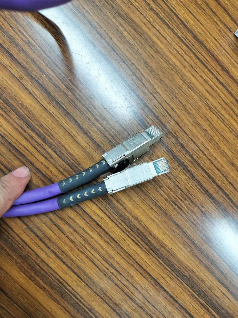 AIM NA5-005/1m 紫色 LANケーブル