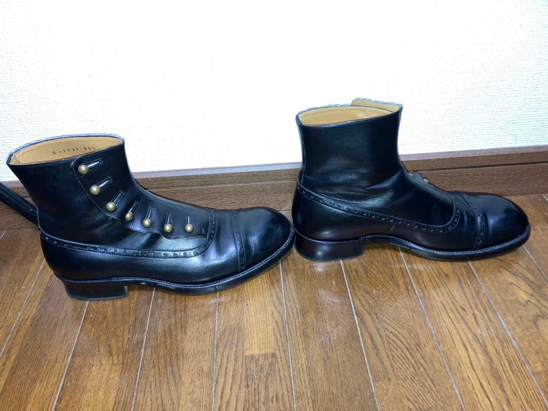 ショセ　chausse ボタンブーツ　C-7039 25.5cm