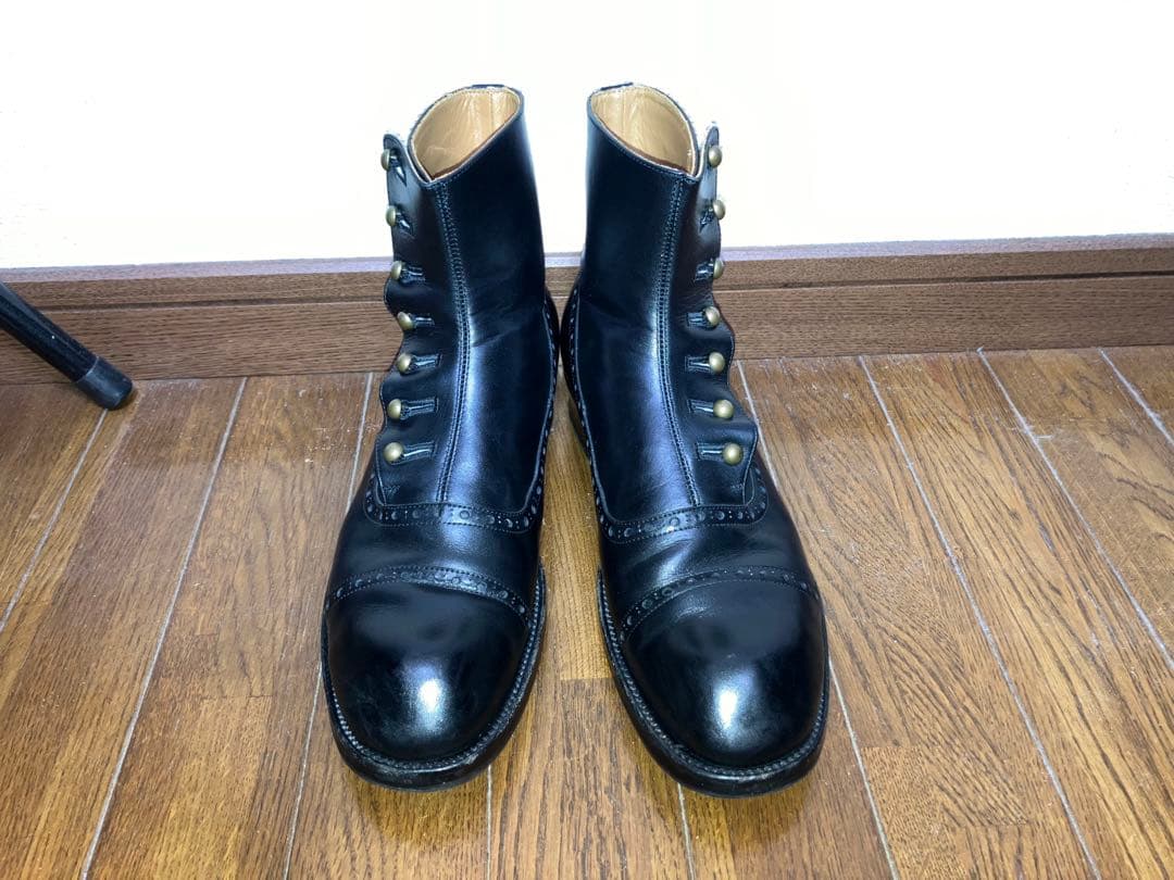 ショセ　chausse ボタンブーツ　C-7039 25.5cm