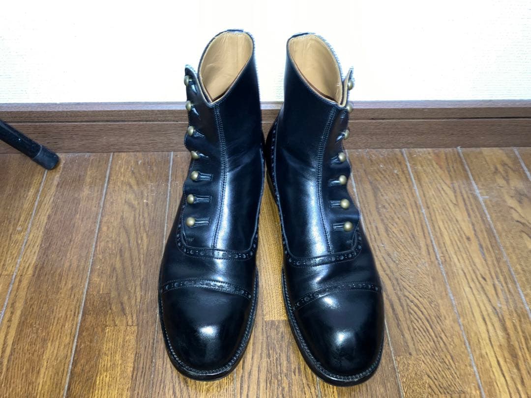 ショセ　chausse ボタンブーツ　C-7039 25.5cm