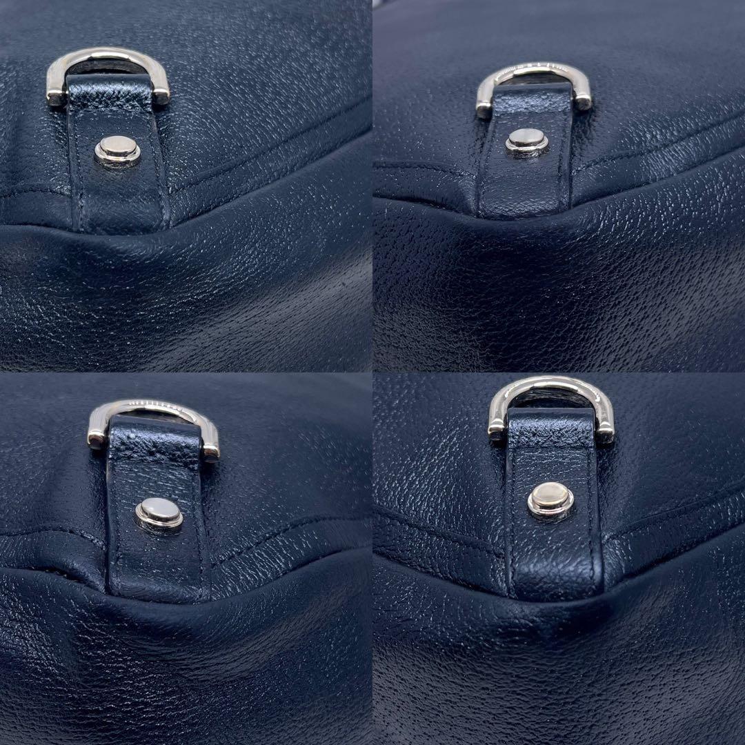 【美品】GUCCI×グッチ オールレザーA4収納可能トートバッグ