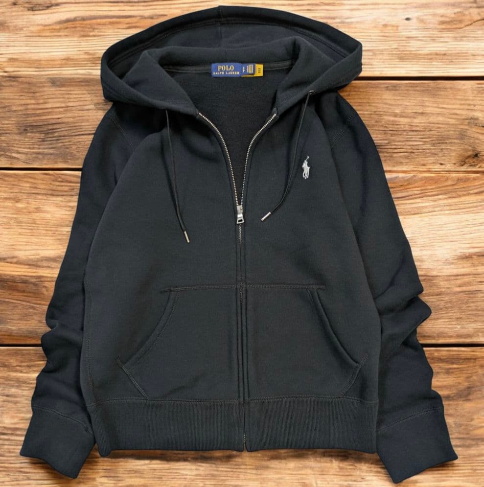 ✨極美品✨POLOポロラルフローレンジップパーカー現行QRタグ