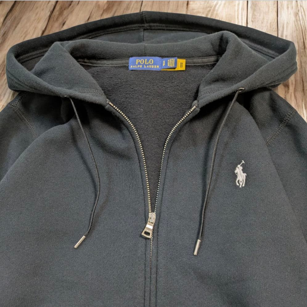 ✨極美品✨POLOポロラルフローレンジップパーカー現行QRタグ