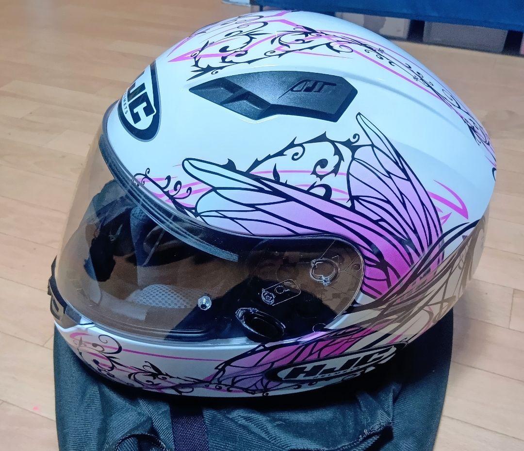 HJC フルフェイスヘルメット ピンク装飾