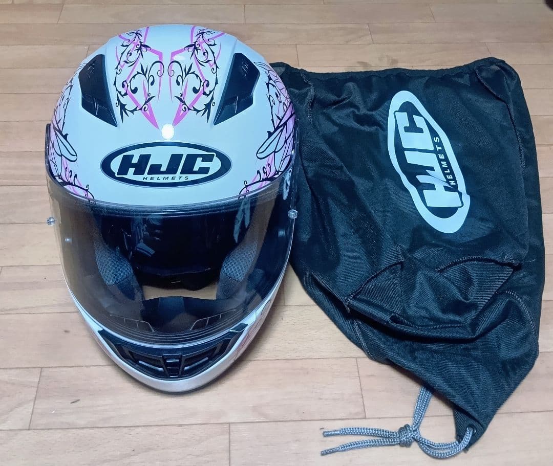 HJC フルフェイスヘルメット ピンク装飾