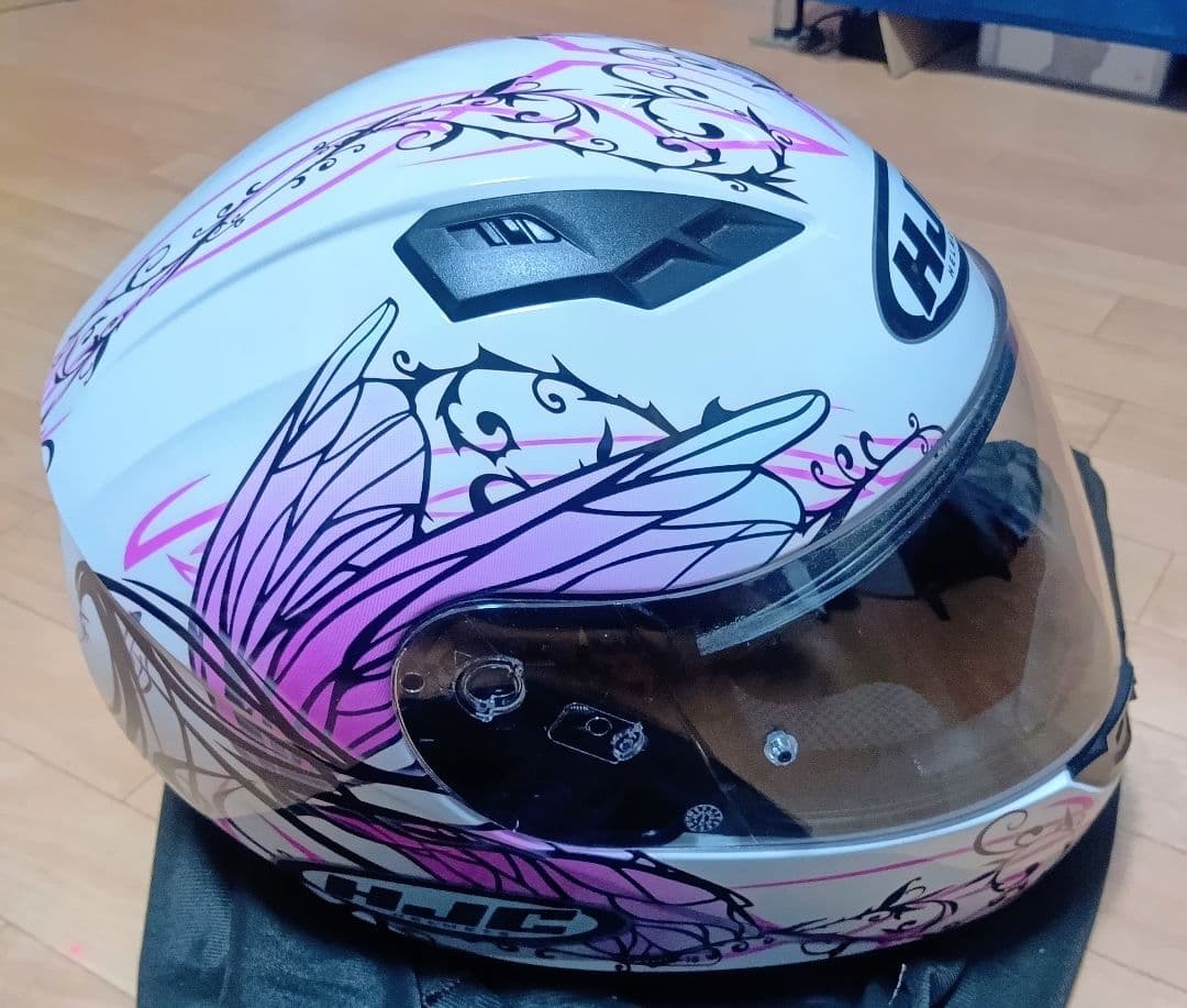 HJC フルフェイスヘルメット ピンク装飾