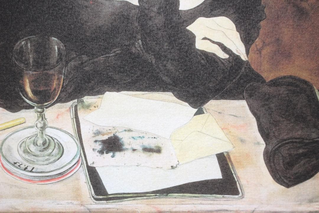 藤田嗣治 エスタンプリトグラフ「カフェ」 100部限定 6/100