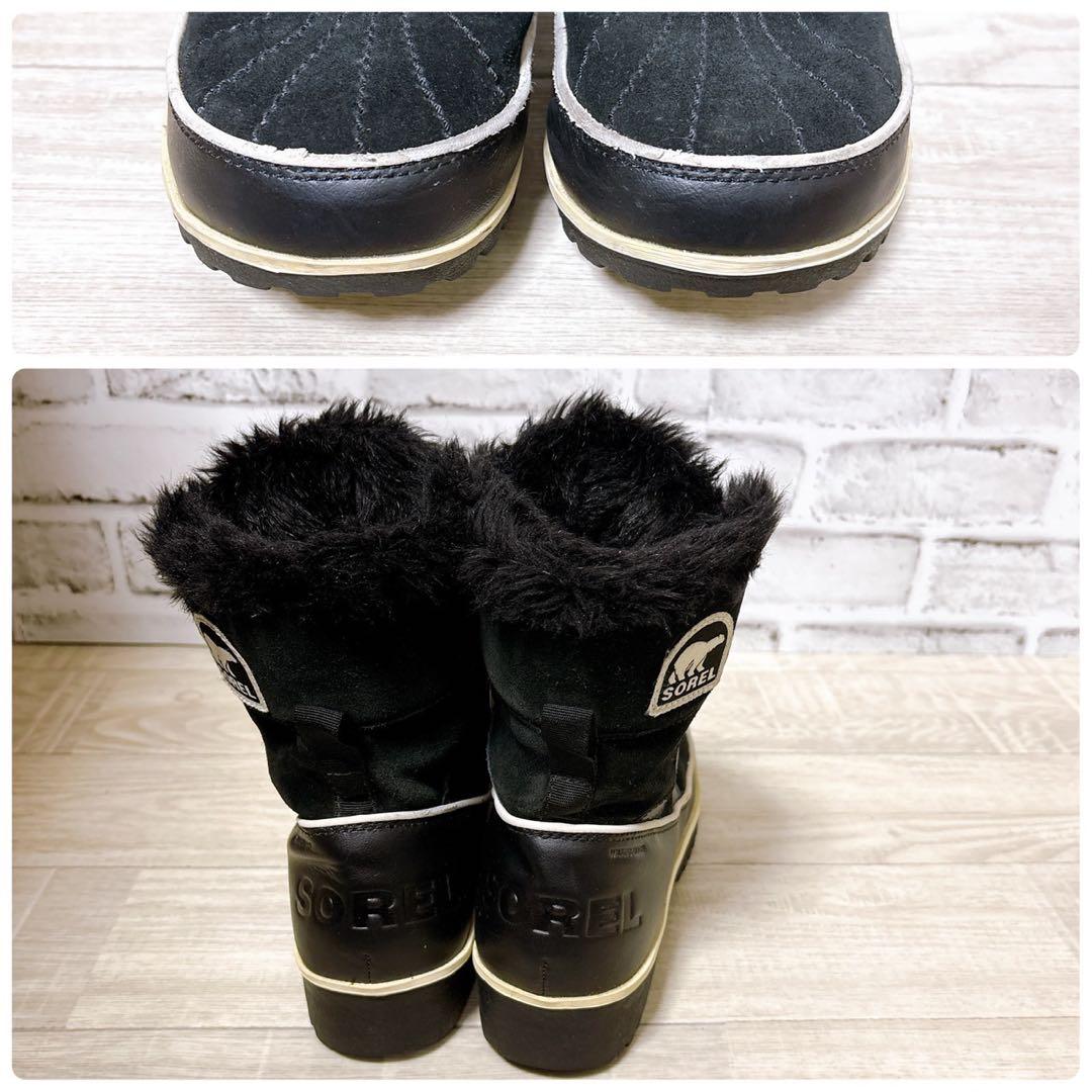 【SOREL】 ソレル （24cm） Tivoli II 防水スエードブーツ 黒