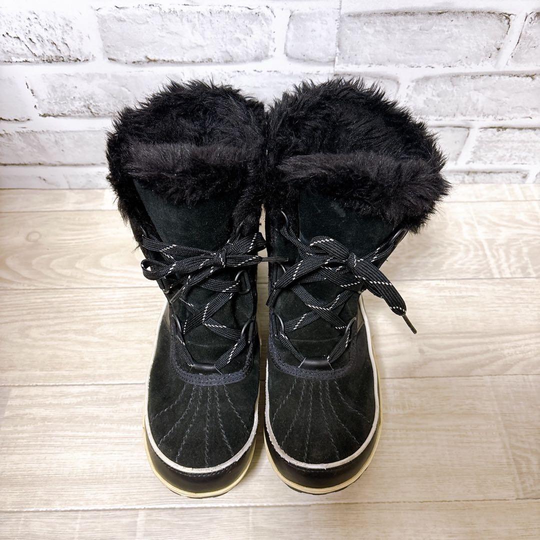 【SOREL】 ソレル （24cm） Tivoli II 防水スエードブーツ 黒