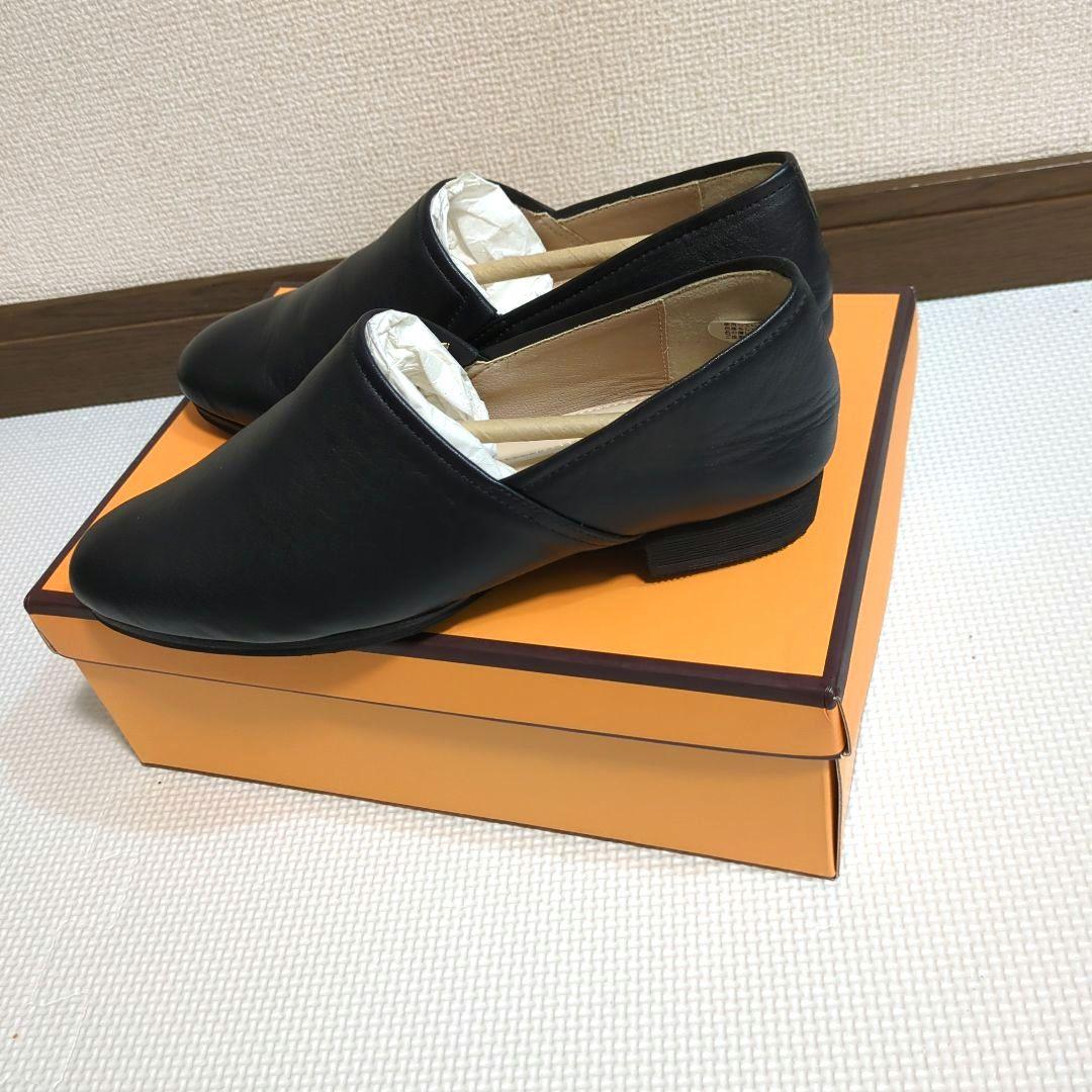 MADRAS　マドラス　フラットシューズ　ブラック　24　レディース　本皮