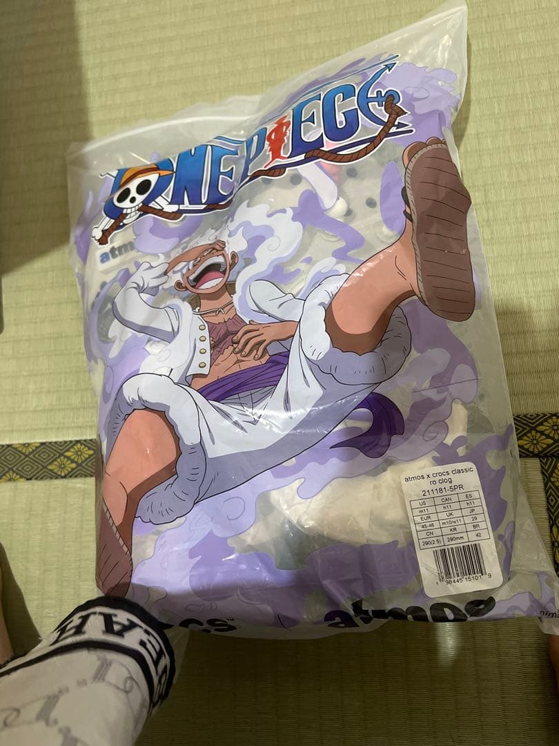 ONE PIECE atmos x Crocs Gear 5、29cm 未開封