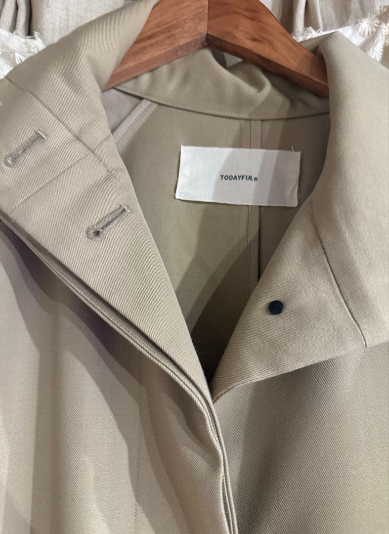 ジャケット・アウター Standcollar Trench Coat TODAYFUL