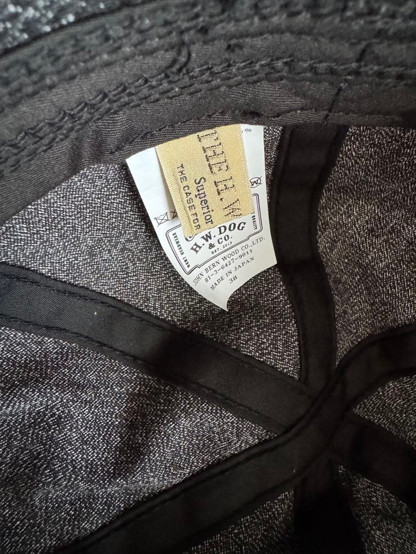 THE H.W.DOG&CO. CHAMBRAY SAILOR HAT バケハ