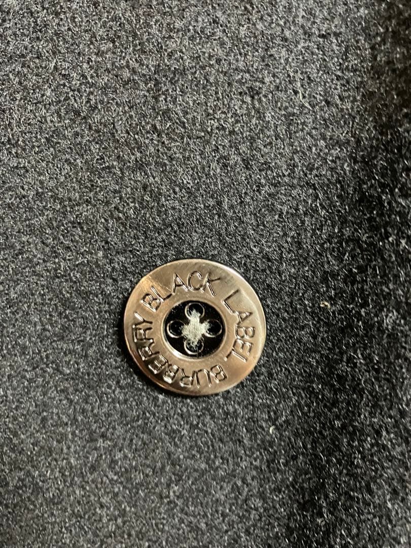 ★激レア★バーバリーブラックレーベル　カシミア混　ナポレオンコートＭ　黒