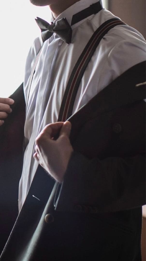  THURSTON サスペンダー　結婚式　新郎