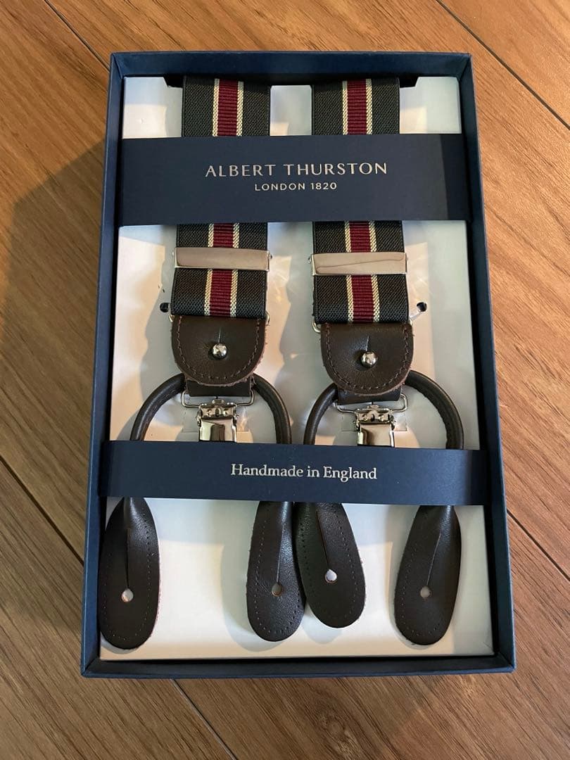  THURSTON サスペンダー　結婚式　新郎