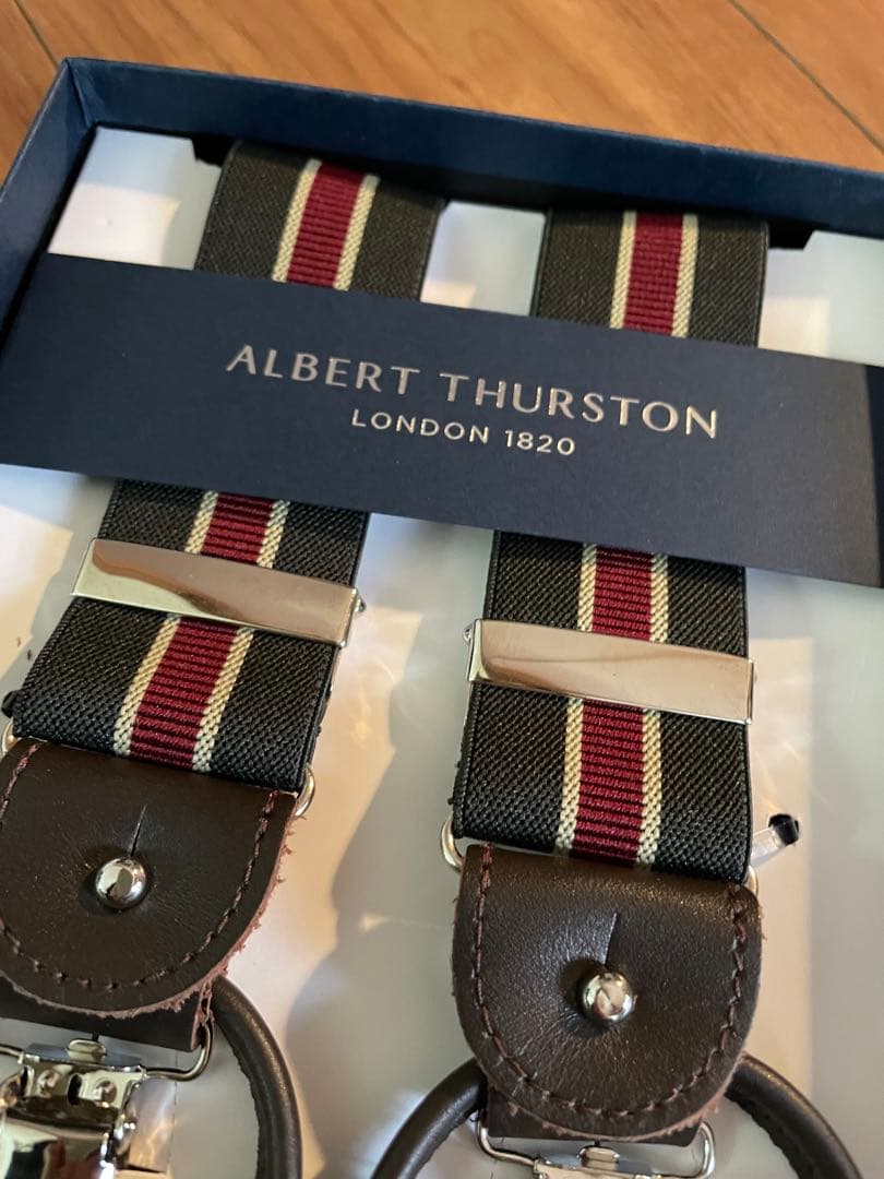  THURSTON サスペンダー　結婚式　新郎