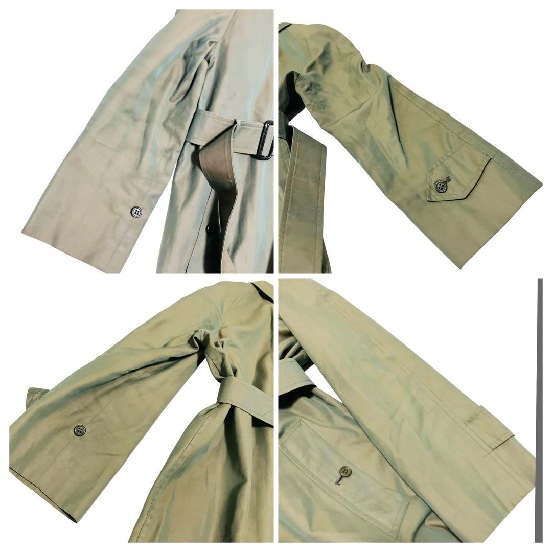 希少✨90's バーバリー トレンチコート チェック ステンカラー 玉虫色