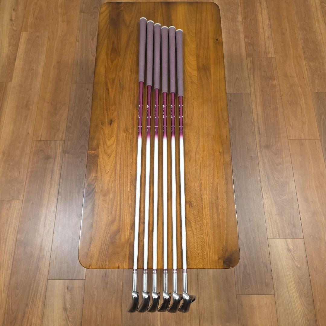 【レディース】PING GLe2 アイアン 6本セット フレックスL