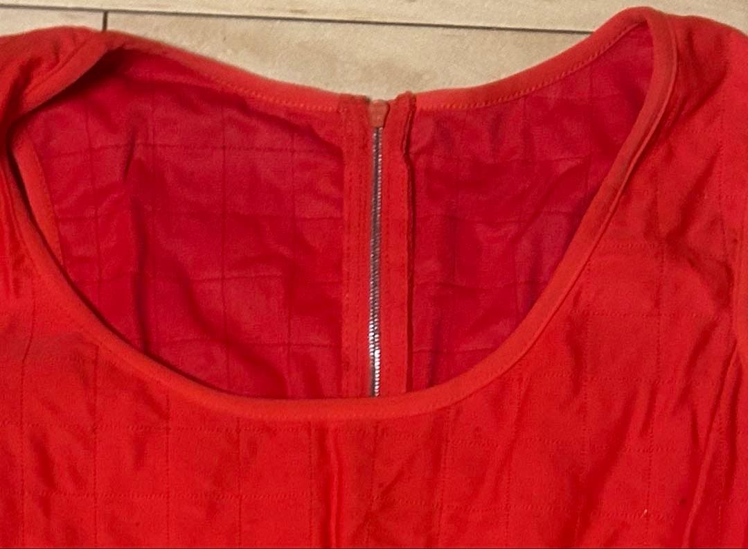 訳あり　中古　美品　シャネル　CHANEL 　赤　タンクトップ