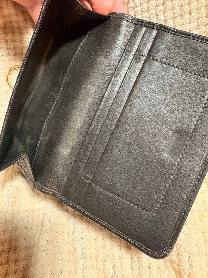 BVLGARI ブラック 二つ折り財布