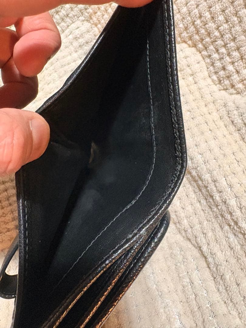 BVLGARI ブラック 二つ折り財布