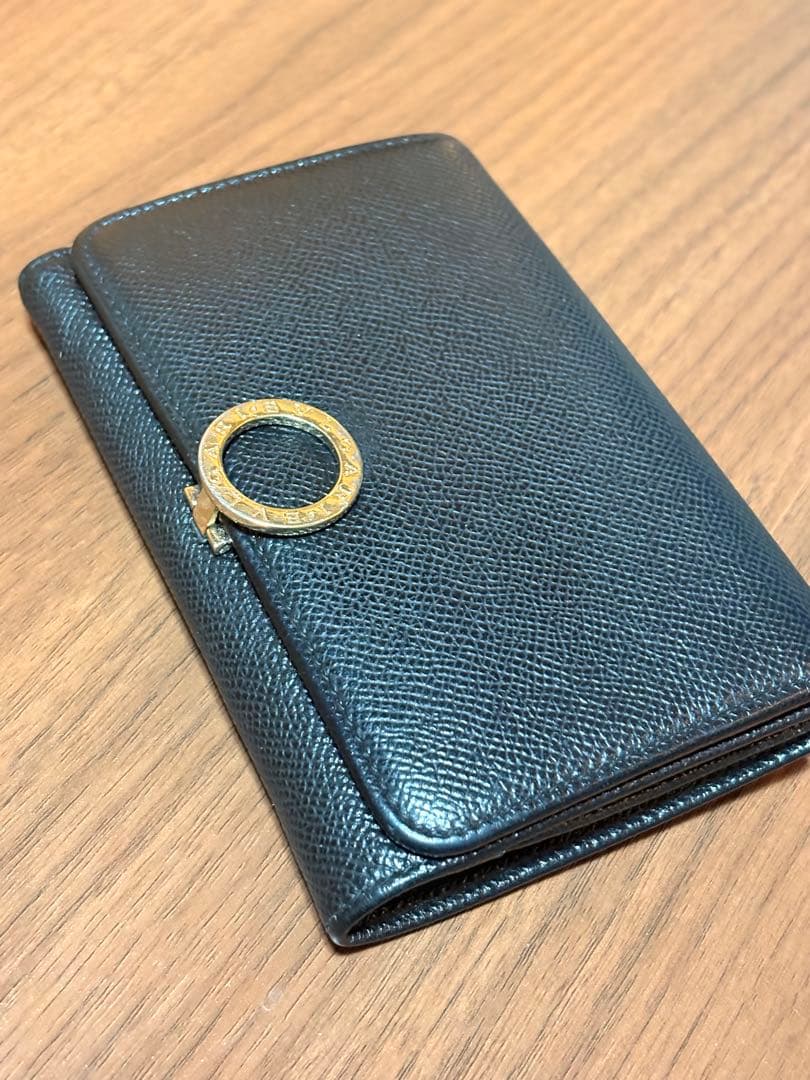 BVLGARI ブラック 二つ折り財布