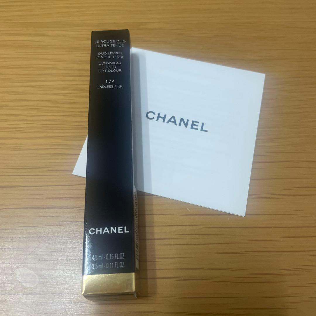 CHANEL ルルージュデュオウルトラトゥニュ ４３　174 ポーチ付き
