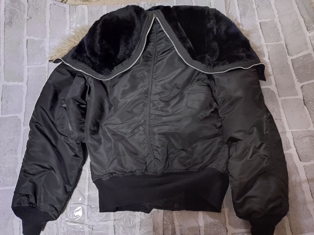 【Mサイズ】【希少ブラック】【N-2B】【アルファ】【ビンテージ美品】USA製