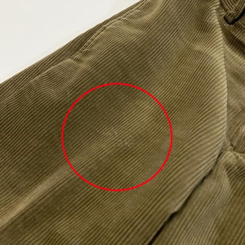 ココロCOMOLI コーデュロイ パイプドステムパンツ スラックス 3