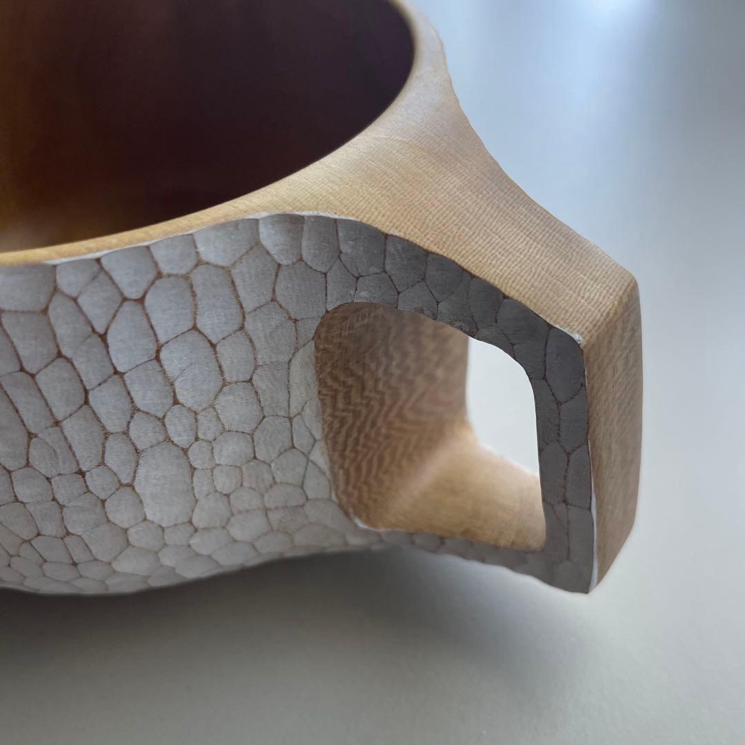 atelier dehors 栃 白 アトリエドゥオル ククサ 木製カップ