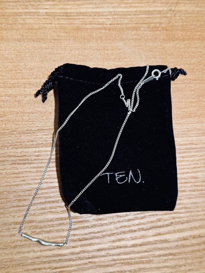 TEN. シルバー ネックレス　ボックス1式付き