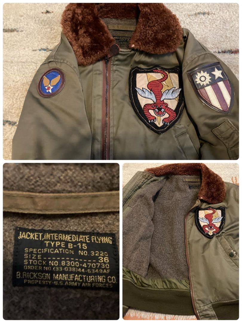 も*ち様 バズリクソンズ b-15フライングタイガー　赤虎　BUZZ RICKS