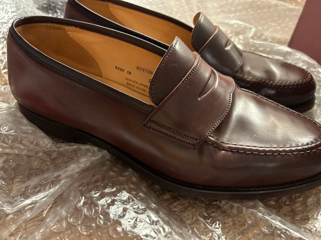 Crockett & Jones ブラウンローファー レザー　　ビジネス 9.5