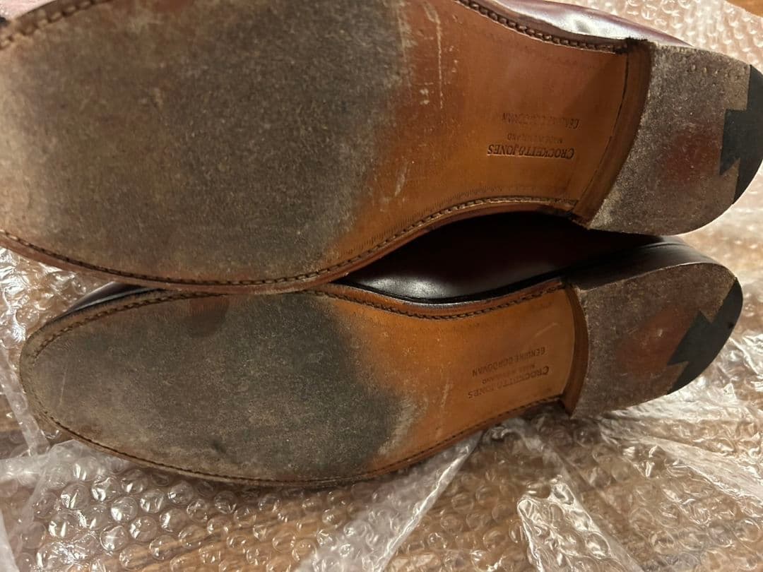 Crockett & Jones ブラウンローファー レザー　　ビジネス 9.5