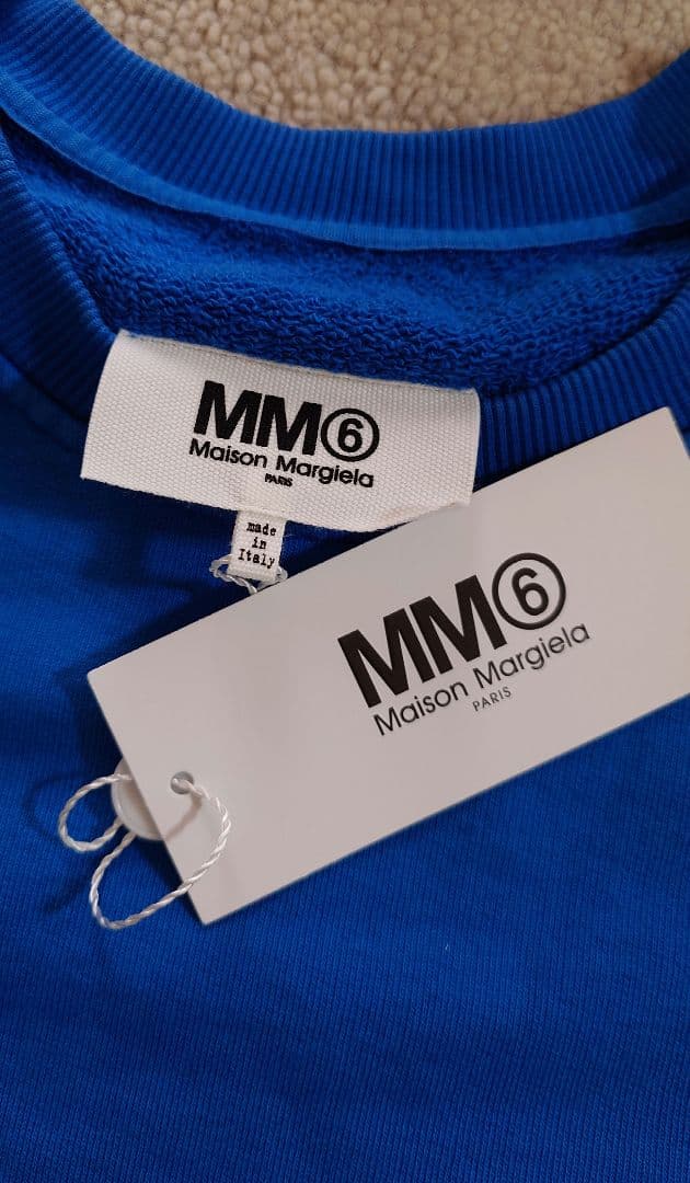 MM6 Maison Margiela 半袖Tシャツ 青メゾンマルジェラ