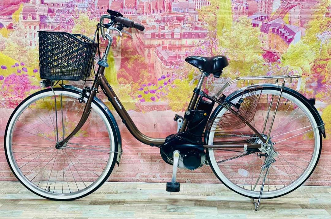 K2906 電動自転車パナソニック ママチャリ 26インチ 8.9Ah 送料無料