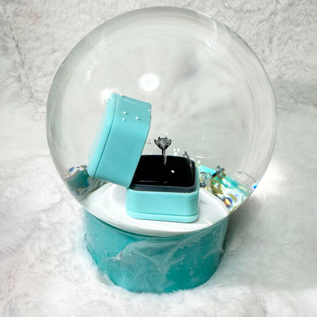 【未使用・非売品】ティファニー エンゲージリング スノードーム