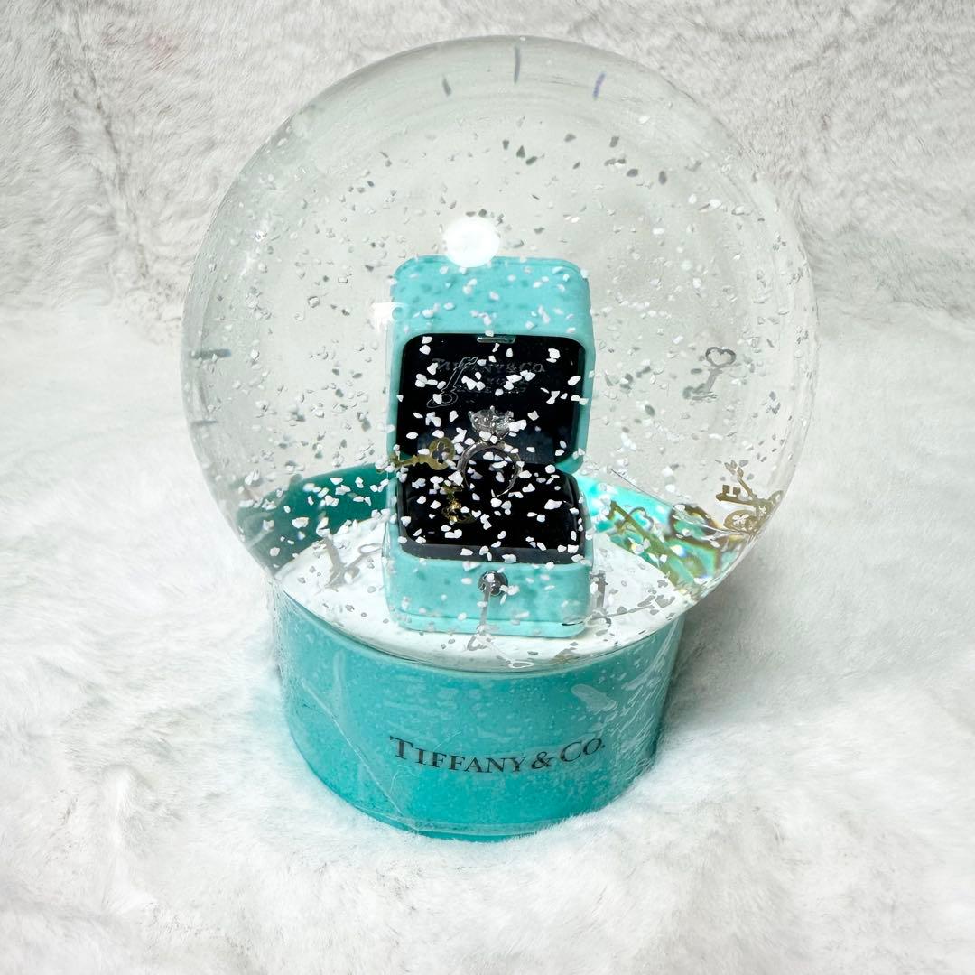 【未使用・非売品】ティファニー エンゲージリング スノードーム