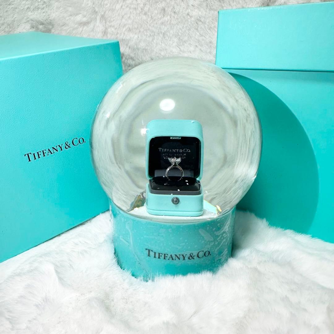 【未使用・非売品】ティファニー エンゲージリング スノードーム