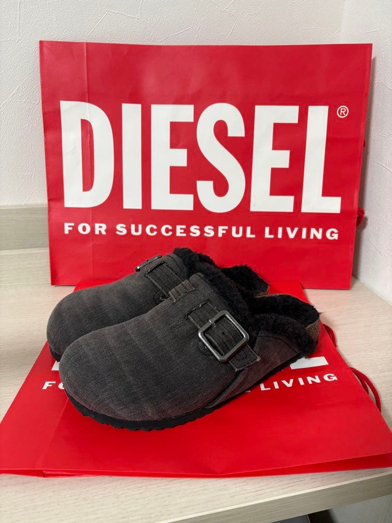 ディーゼル デニム グロッグ サンダル スリッポン 25.5cm