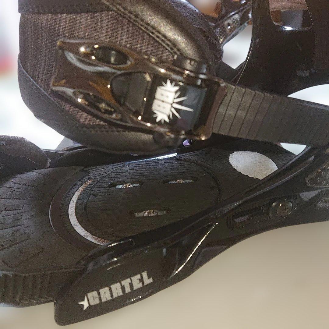 ☆ BURTON CUSTOM 156 CARTEL ビンディングM 正規品 ☆