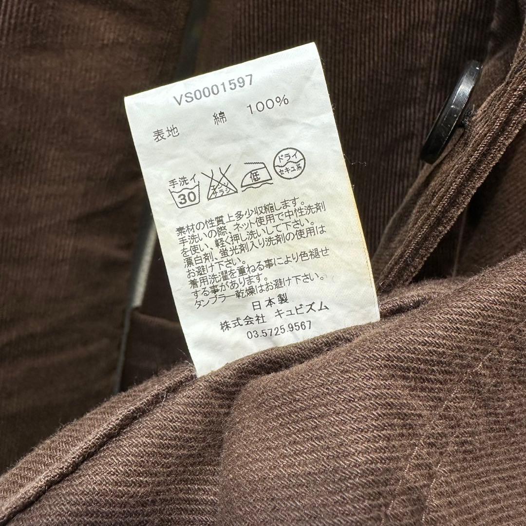 希少 VISVIM 上質 コーデュロイ デザイン テーラードジャケット S