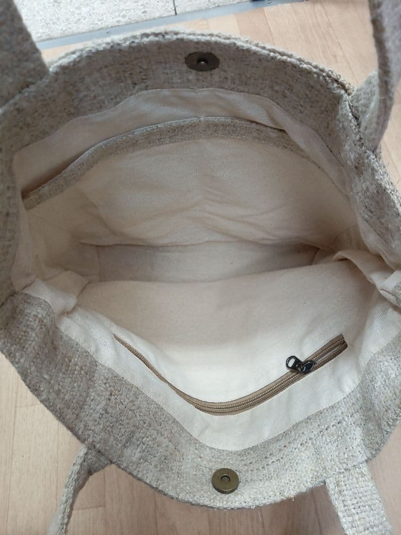 Big bag : ジュート麻でハンドメイド