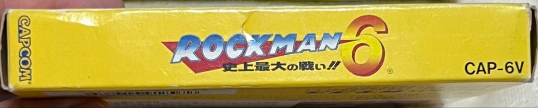 ROCKMAN 6 史上最大の戦い!! ソフトなし　ハガキ付き