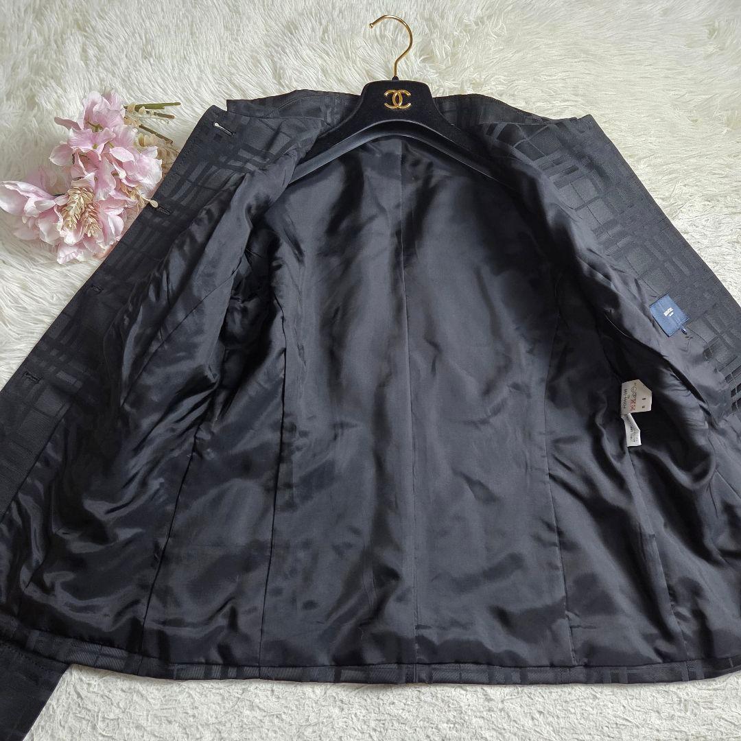 極美品 バーバリー 総柄 シャドー ノバチェック ジャケット サイズ40 L相当