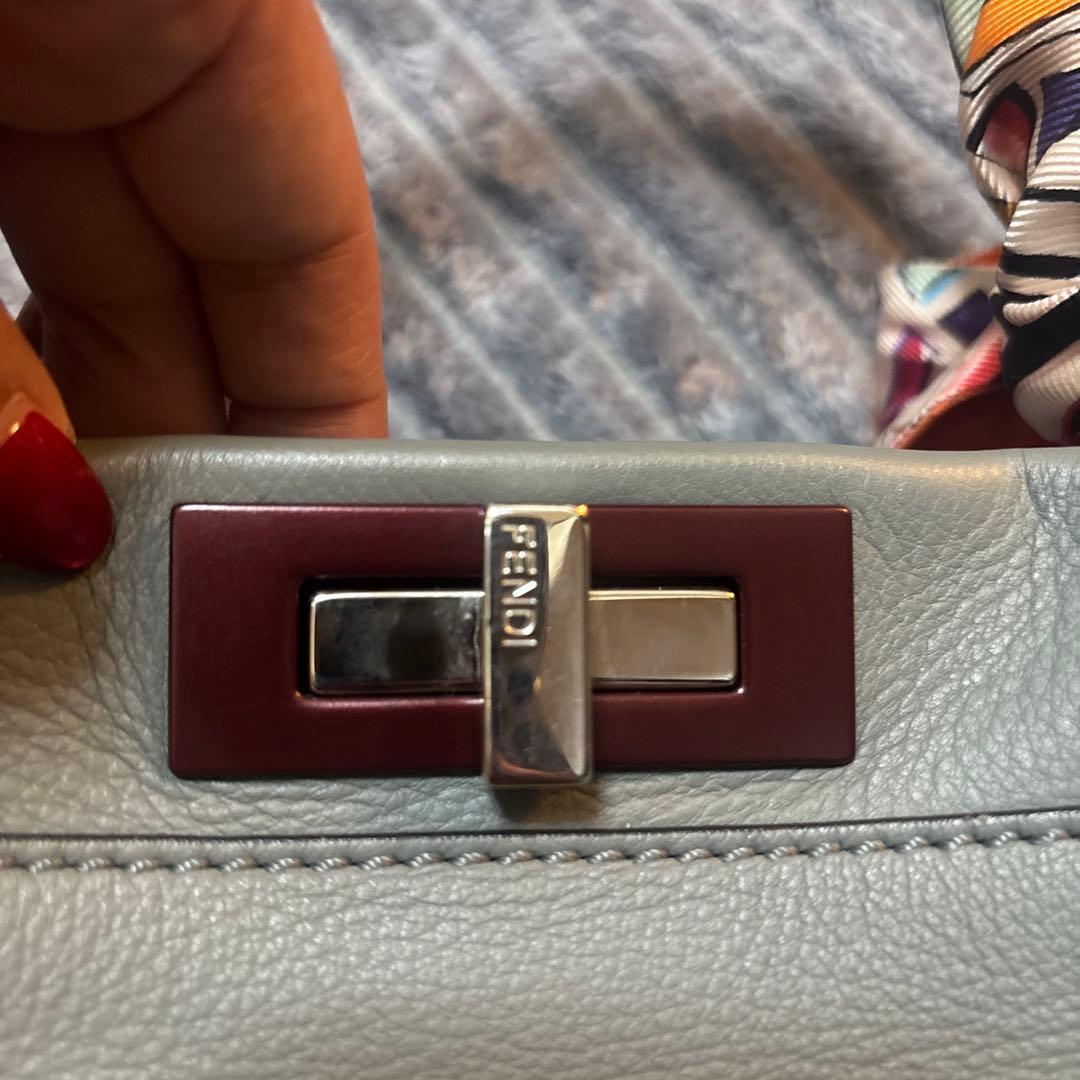 美品！ FENDI フェンディ ピーカブー 2way ハンド/ショルダーバッグ