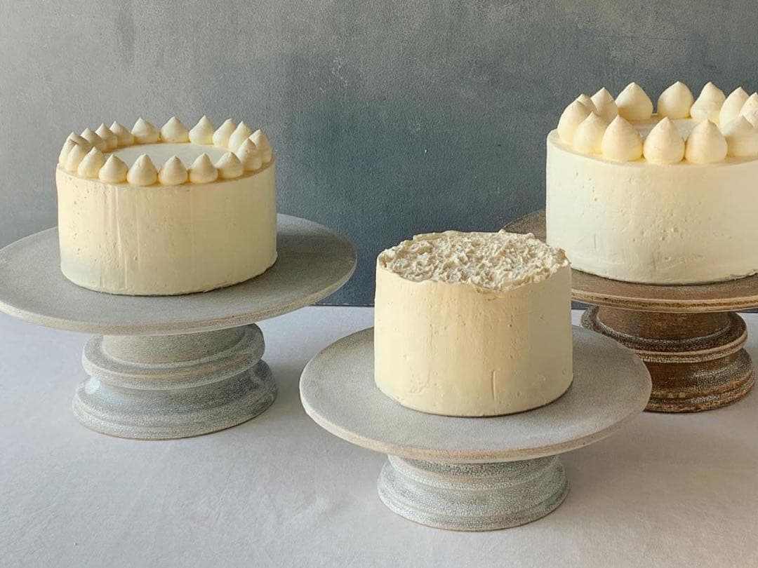 食器 MISHIM POTTERY cake stand L hibi