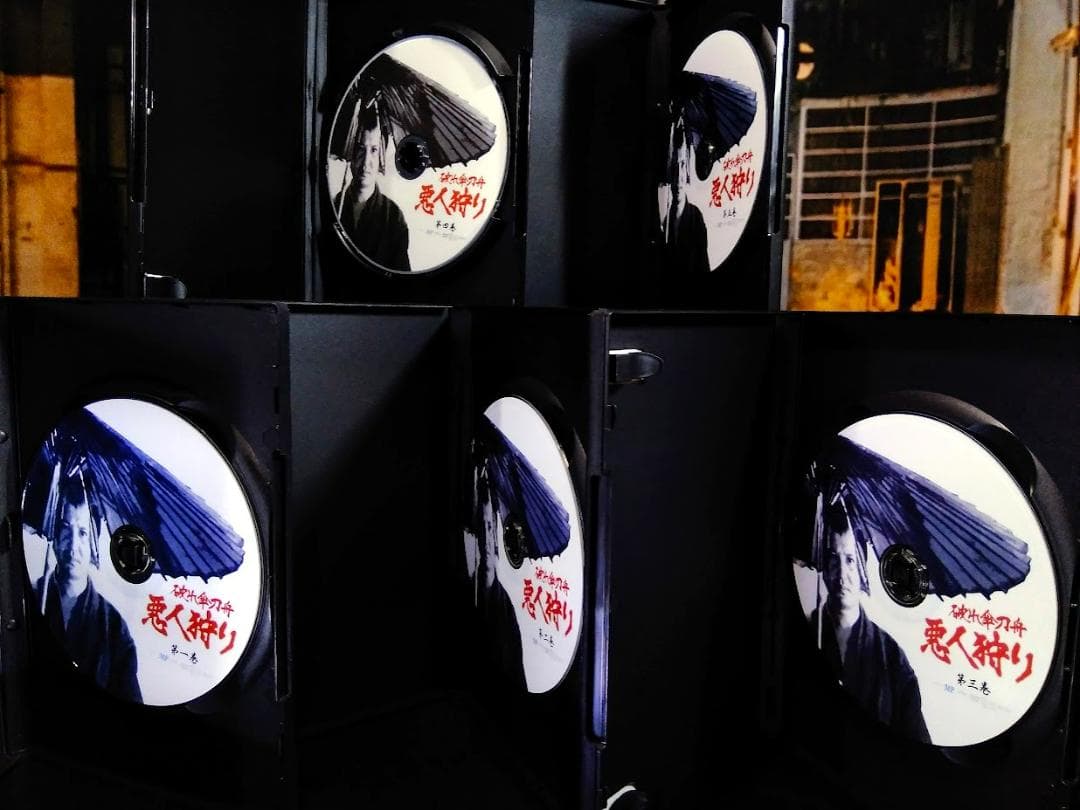 DVD『 破れ傘刀舟 悪人斬り 』 第一巻 ～ 第二十巻セット　萬屋錦之介